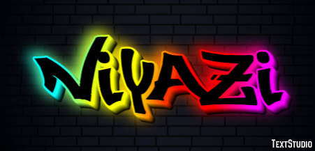 Niyazi Efeito de texto