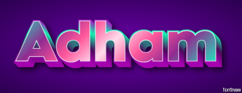 Adham Text Effect