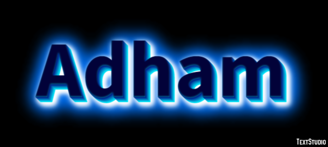 Adham Text effect