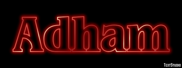 Adham Text Effect