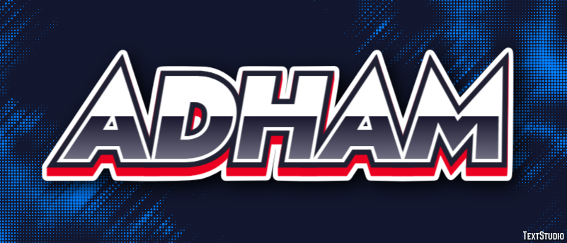 Adham Text Effect