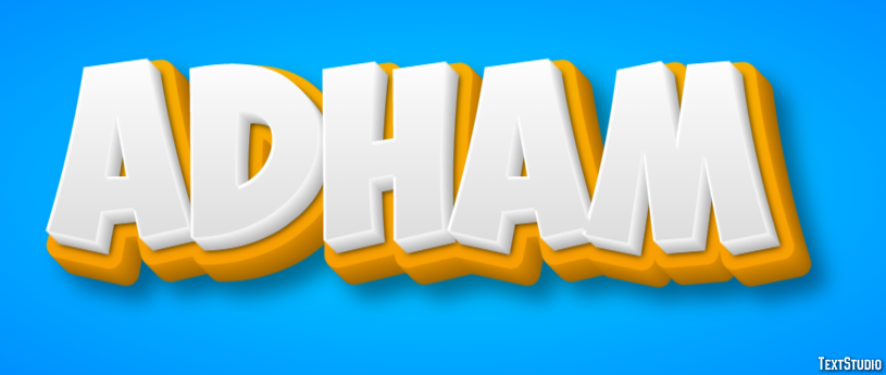 Adham Text Effect
