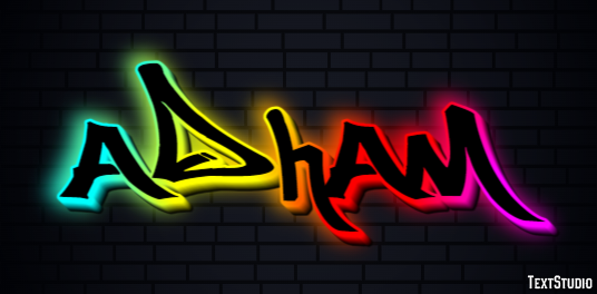 Adham Text Effect