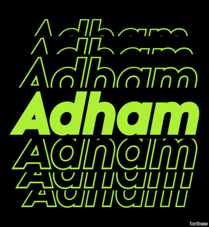 Adham Effetto testo
