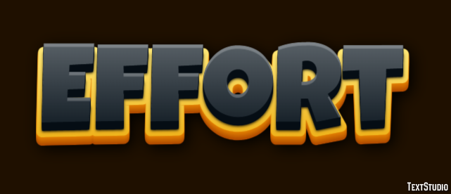 Effort Metin Efekti