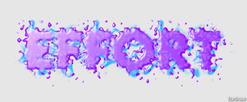 Effort Text Effect