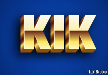 Kik Text effect