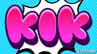 Kik Text Effect