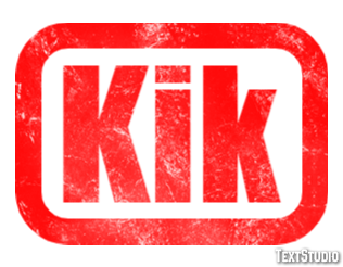 Kik Text Effect