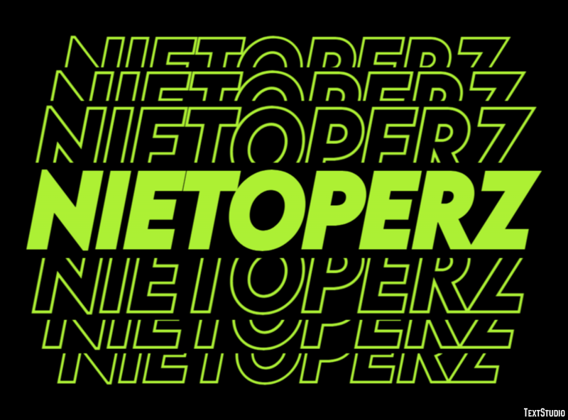 Nietoperz Efekt tekstowy