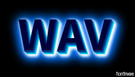 WAV Efeito de texto