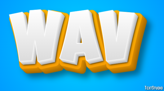 WAV Efecto de texto