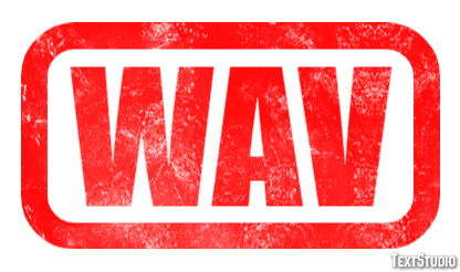WAV Efeito de texto