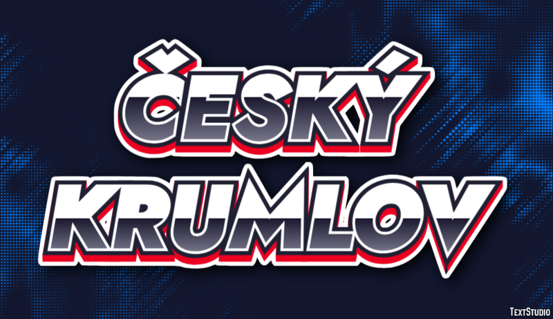 Český Krumlov Efekt tekstowy