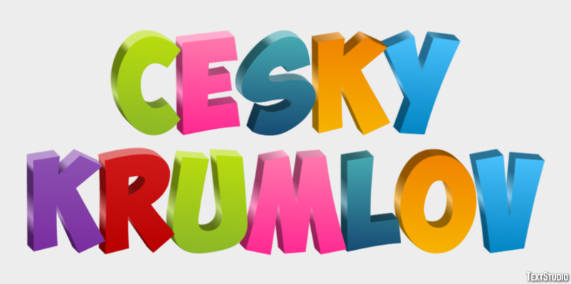 Český Krumlov Effetto testo