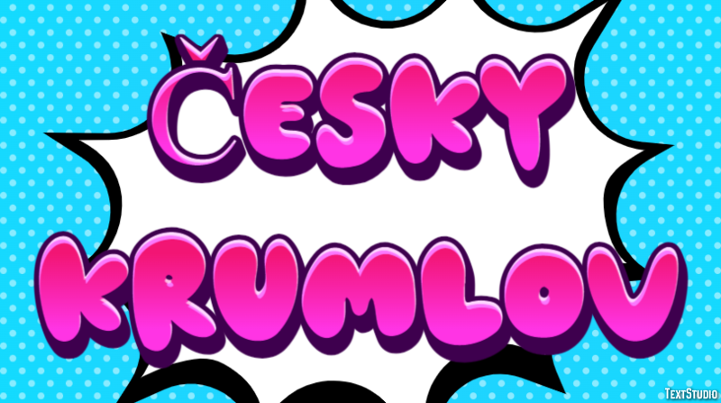 Český Krumlov Efekt tekstowy
