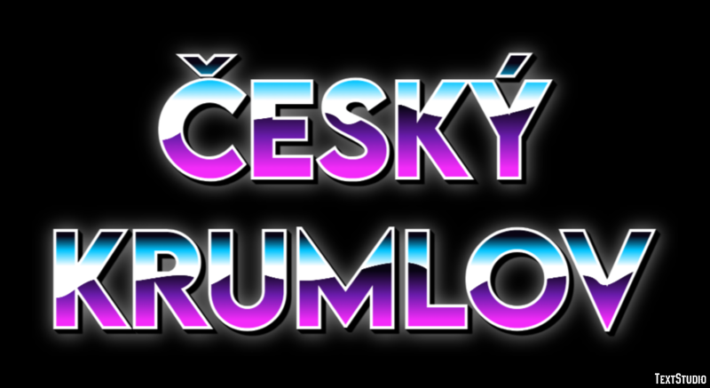 Český Krumlov Effetto testo