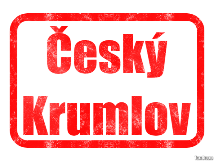 Český Krumlov Efekt tekstowy