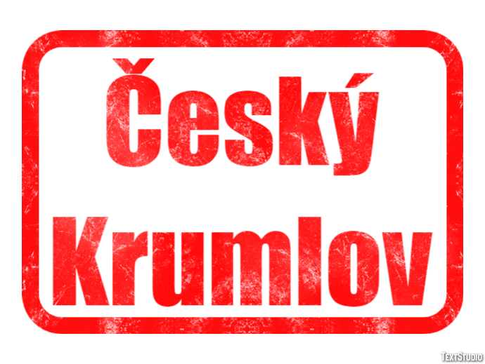 Český Krumlov Efekt tekstowy