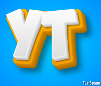 Yt Efeito de texto