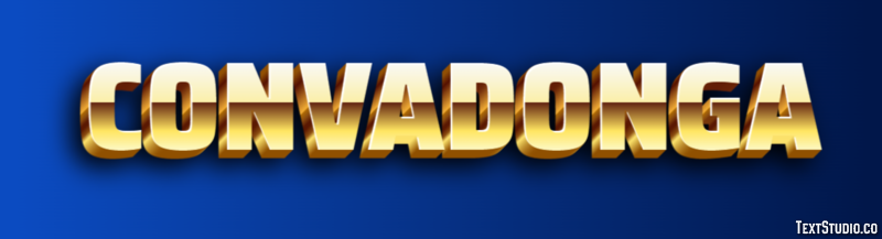 Convadonga Efecto de texto