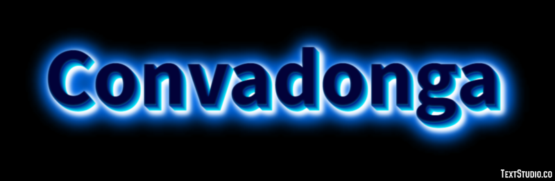 Convadonga Efecto de texto