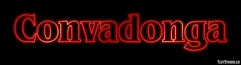 Convadonga Efecto de texto