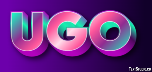 Ugo Effetto testo