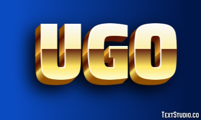 Ugo Effetto testo
