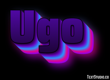 Ugo Effetto testo