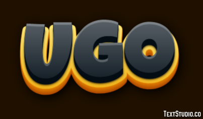 Ugo Effetto testo