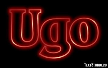 Ugo Effetto testo