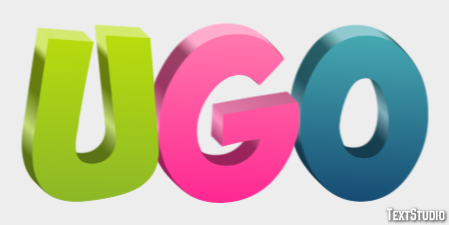Ugo Effetto testo