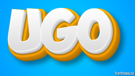 Ugo Effetto testo