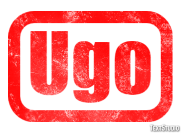 Ugo Effetto testo