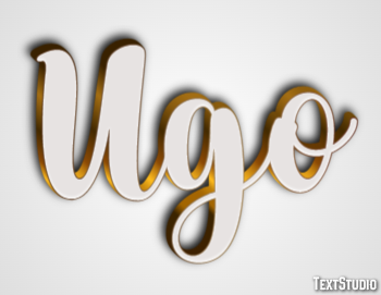 Ugo Effetto testo