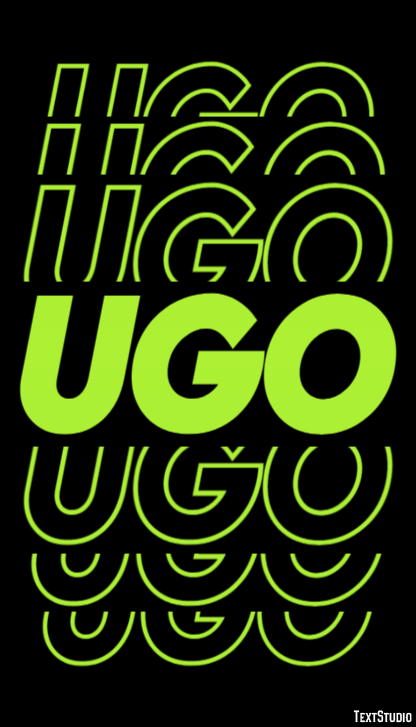 Ugo Effetto testo