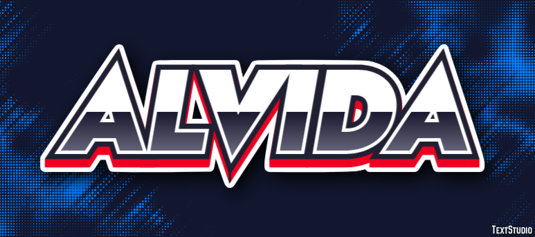 Alvida Эффект текста