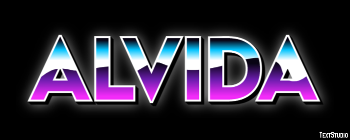 Alvida Эффект текста