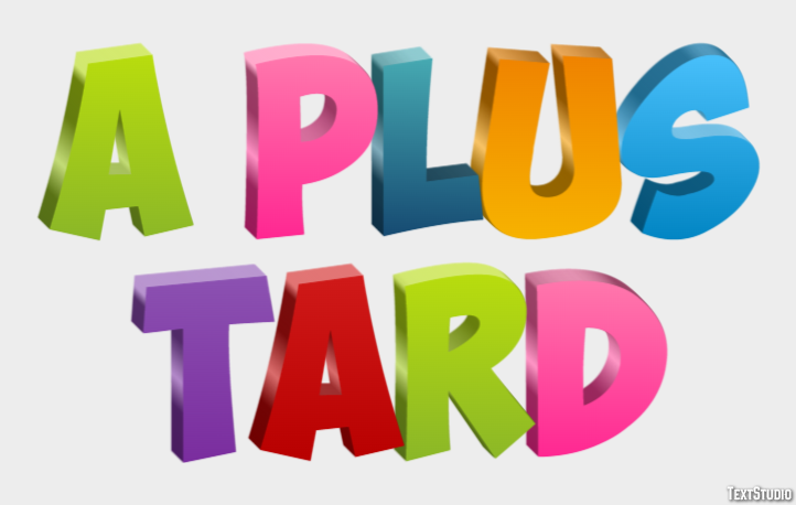 À plus tard Effet de Texte