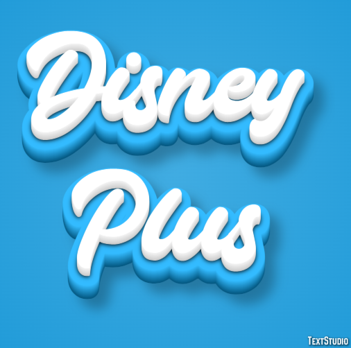Disney Plus Tekst Effect
