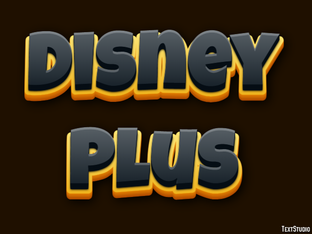 Disney Plus Tekst Effect