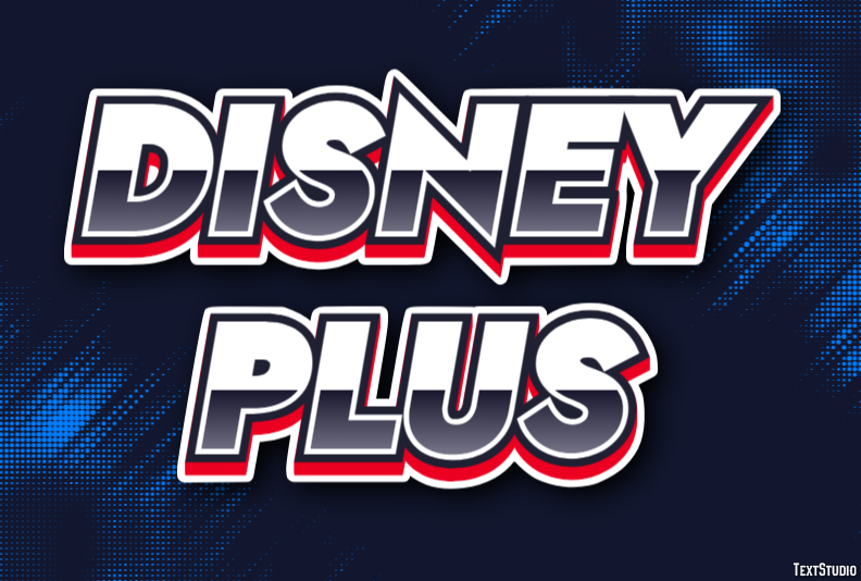 Disney Plus Tekst Effect
