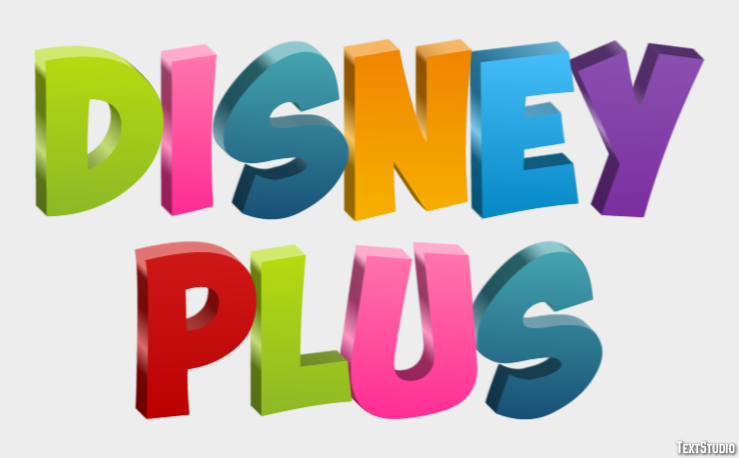 Disney Plus Tekst Effect