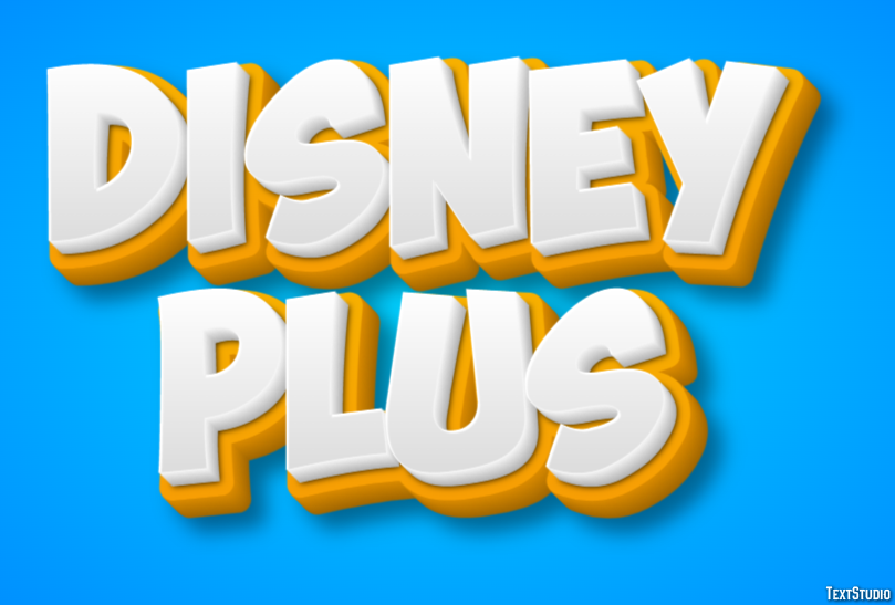 Disney Plus Tekst Effect
