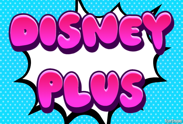 Disney Plus Tekst Effect