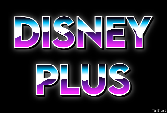 Disney Plus Tekst Effect
