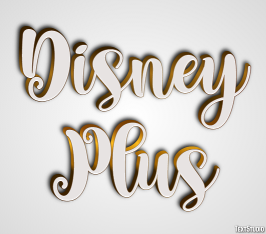 Disney Plus Tekst Effect