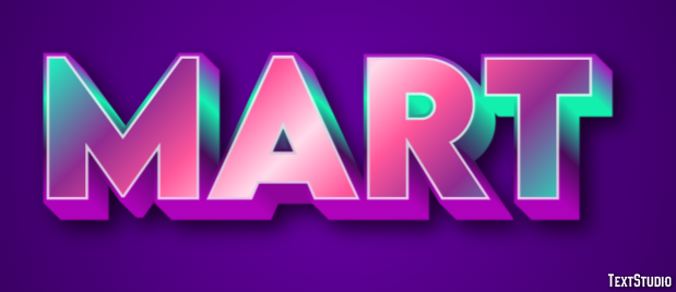 Mart Efecto de Texto