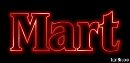 Mart Texteffekt